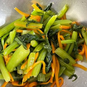 小松菜のナムル　鉄分・カルシウムはほうれん草以上